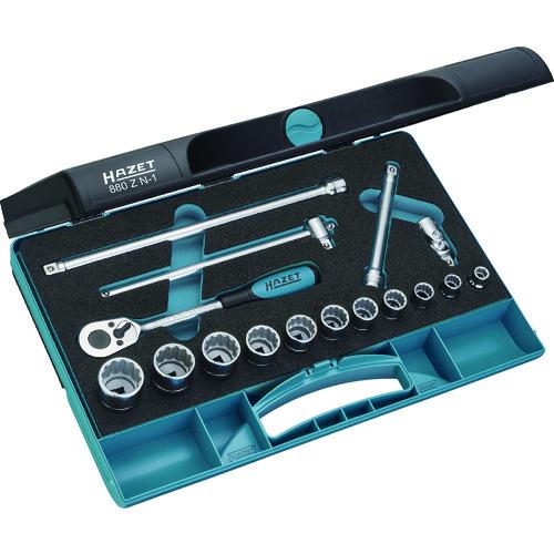 TR HAZET ソケットレンチセット (12角タイプ・差込角9.5mm) 880ZN-1