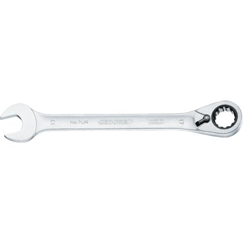 TR GEDORE コンビネーションラチェットレンチ 24mm 傾斜角度付き2297396