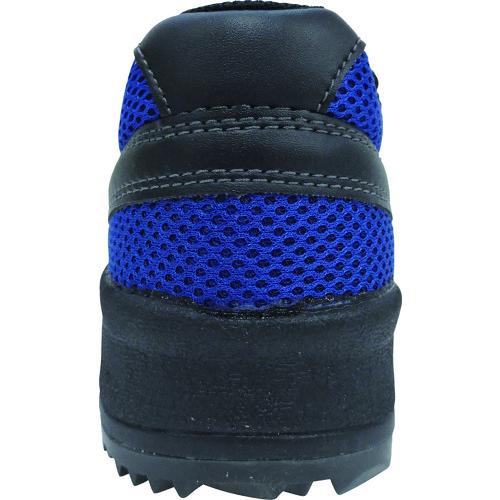 TR ミドリ安全 屈曲作業向けプロスニーカー TS-115N黒/ブルー 25cm (入