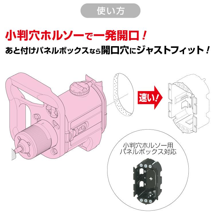 未来工業 小判穴ホルソー(セミハードケース付) 品番:FH-SBGP2B 未来工業 小判穴ホルソー(セミハードケース付) 品番:FH-SBGP2B