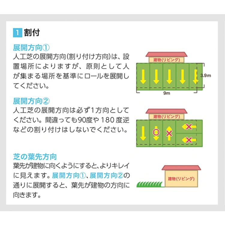UN 【正規販売店】メモリーターフ25mm 1m×10m (芝長25mm) MT25-0110 人工芝 リアル質感 ロール巻 送料無料 選ばれている 人工芝の画像