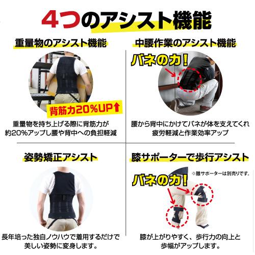 エヌエスピーワーキングパワースーツ 3Lサイズ NSP ワーキングパワースーツ サイズ【3L】 スーツ(単品) アシスト