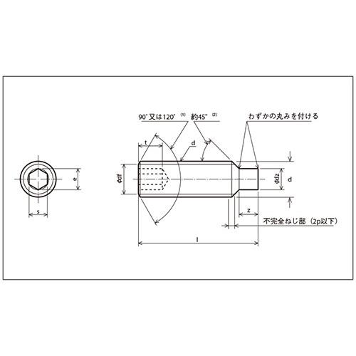 六角穴付止めねじ　棒先　M4X15　6角　イモネジ　ホーロ　bolt　いもねじ　6カク　nut　八幡ねじ　ネジ