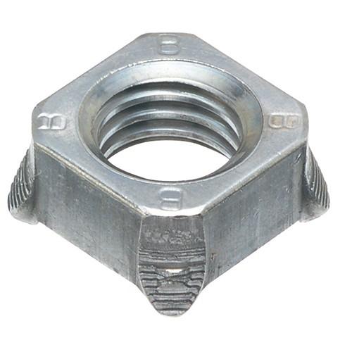 四角溶接ナット パイロット付 M M5 (10X4) 【500本】 ウェルドナット