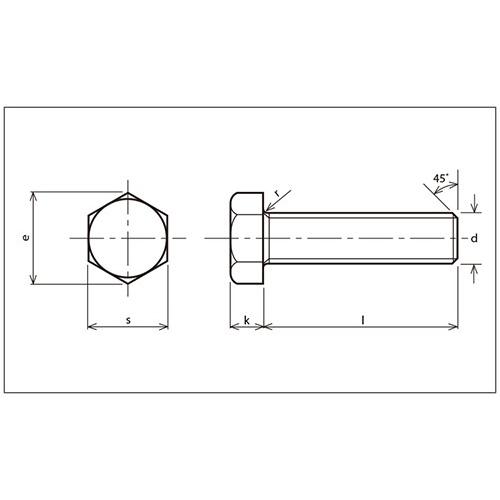 黄銅六角ボルト　全ねじ　M5X10　6角　6カク　nut　bolt　八幡ねじ　ネジ