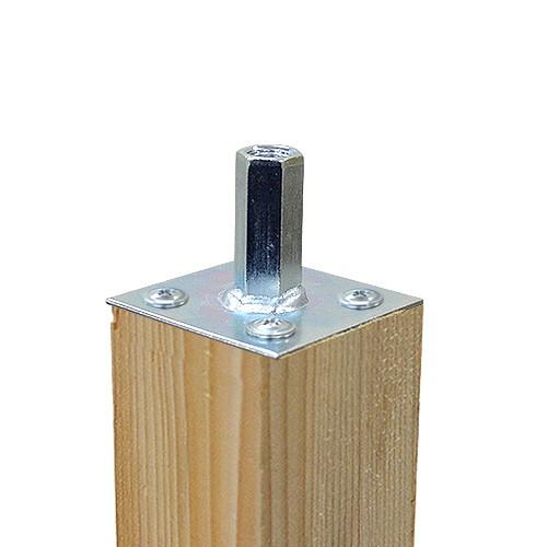 アジャスター金具 M10【20個入】[金具/スペーサー/2×4/ツーバイフォー 