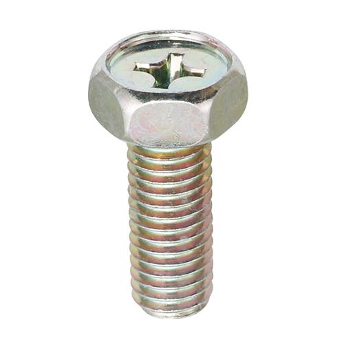 アプセット (＋) き六角ボルト 三価クロメート M5X15  六角 小ねじ ボルト 3価 Rohs 6角 八幡ねじ ネジ