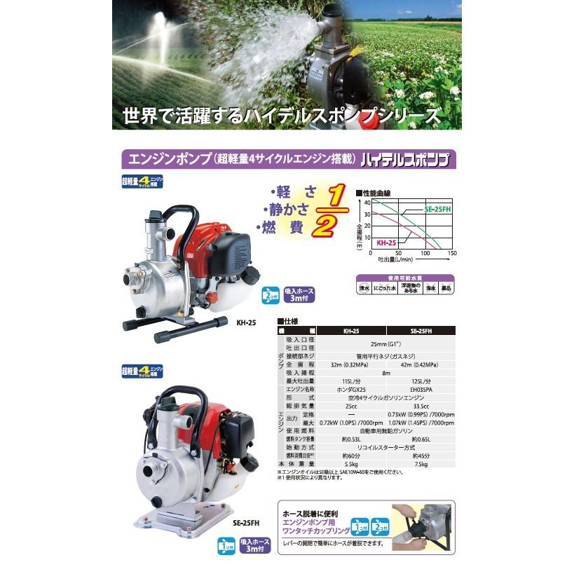 国産再入荷 工進 Koshin エンジンポンプ 口径25ミリ ミニ4サイクル Kh 25 台風