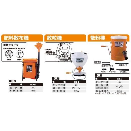 KO 背負い式肥料散布機 20L HD-20 [1個入り] 工進 KOSHIN #台風 対策