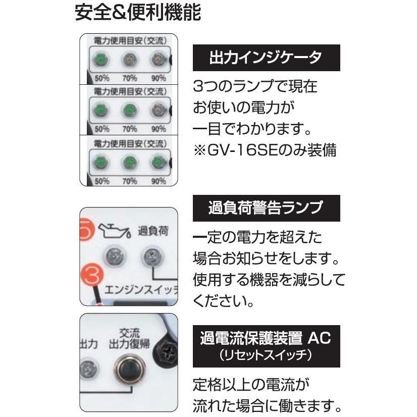 工進（KOSHIN） KO インバーター発電機 1.6KVA GV-16SE (JAN