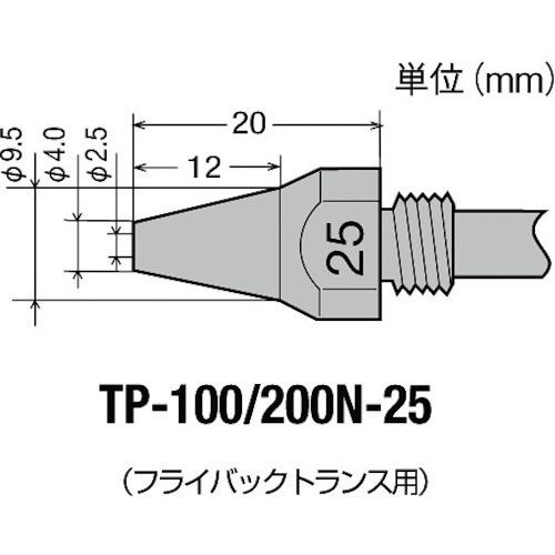 TR グット TP-100用 替ノズル φ2.5｜ytnetshop