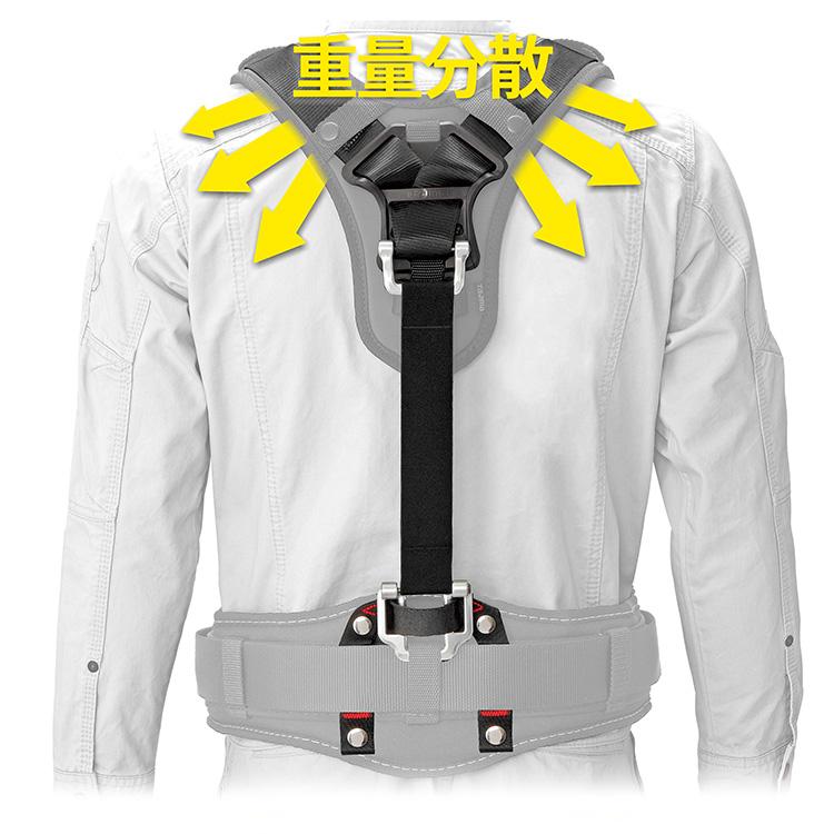 TK セフサスペンダーS フリーサイズ 黒 SFSSF-BK #タジマ Tajima TJM