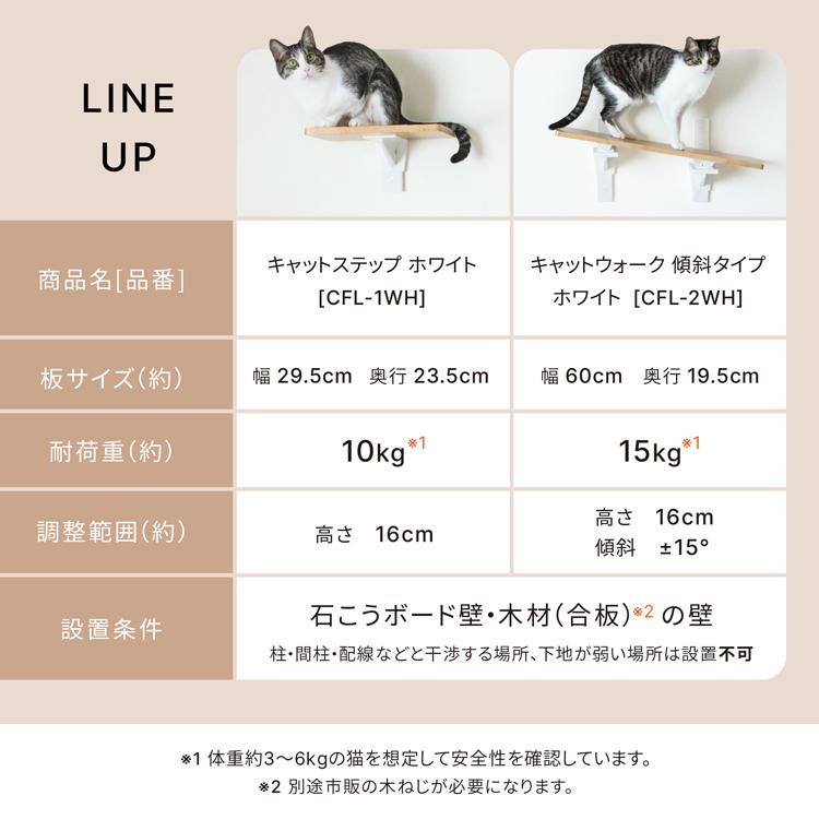 CAT FREELY キャットウォーク 傾斜タイプ ホワイト : パーツEX - 通販