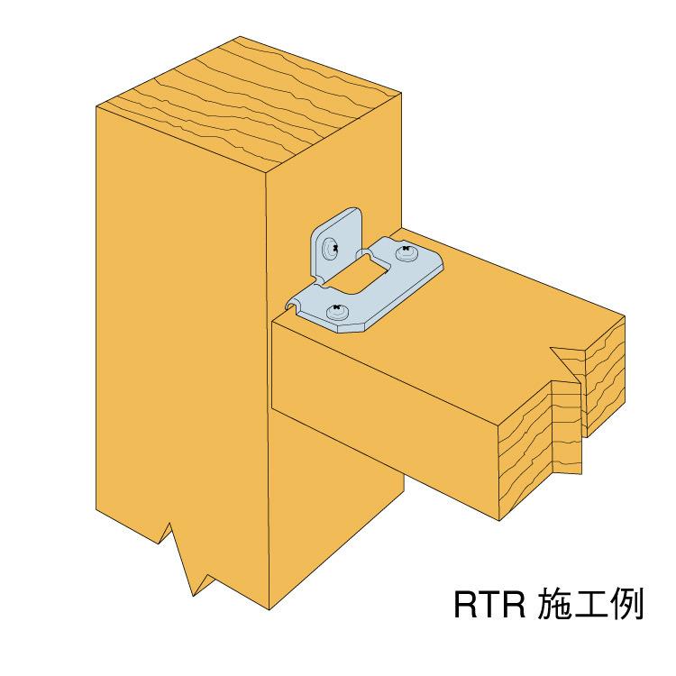 DIY シンプソン金具 RTR ✖️ 46個 SIMPSON リジットタイ RTR (棚・枠用) ［12個］ #DIY シンプソン 小屋