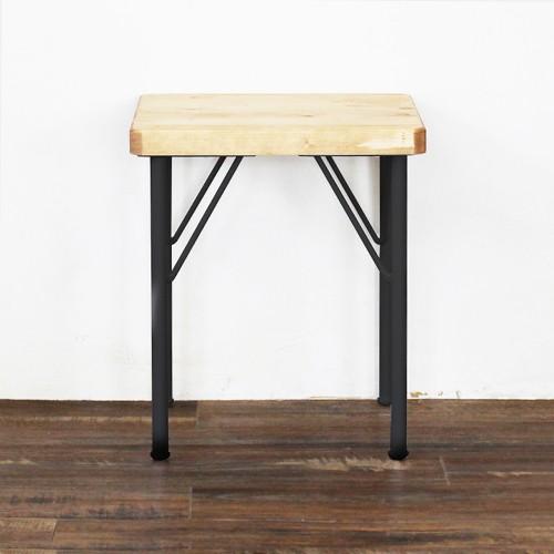 Ironna 丸脚金具 黒 370 取付用ねじ付属 ［4個］ #鉄脚 アイアン