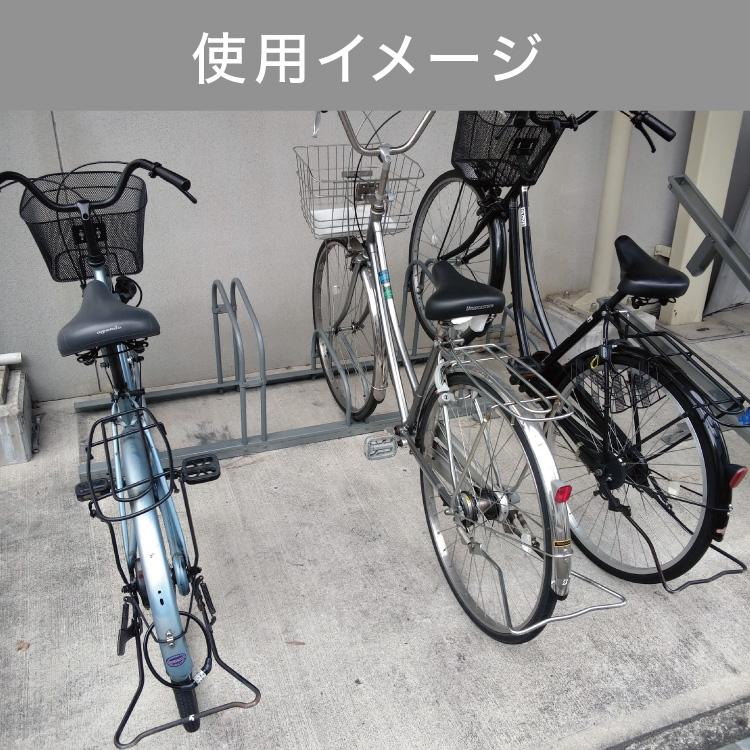 前輪掛け式サイクルラック NT-SRZ型 単独 高 [1set] #自転車スタンド 自転車ラック サイクルラック 自転車置き場 駐輪場 駐輪スペース｜ytnetshop｜02