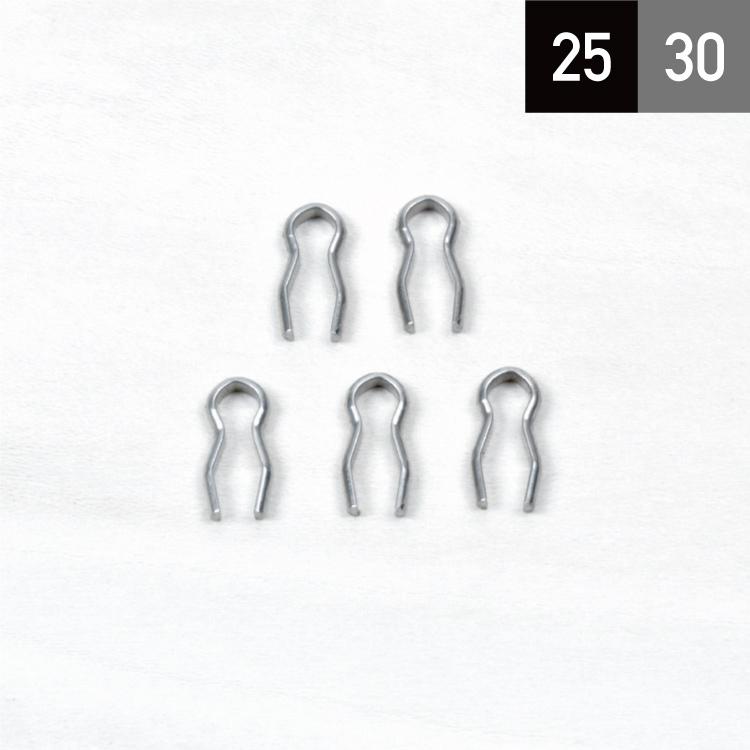 有孔ボード ステンレスロックピン 穴径 5mm・6mm / 5φ・6φ用 (30個入