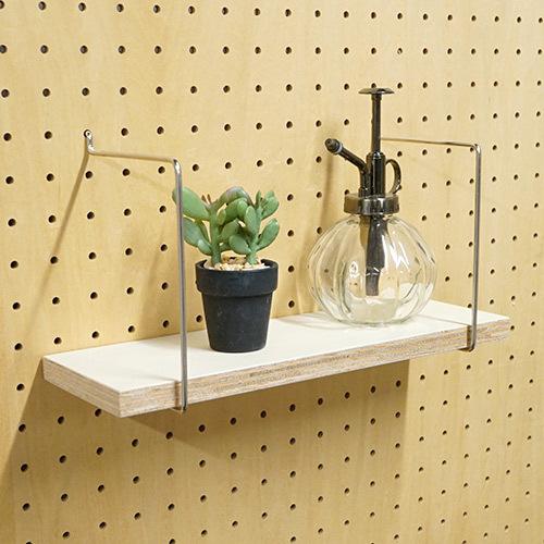 有孔ボード シェルフ用棚板 1枚 ナチュラル100S 棚サイズ15x100x300mm