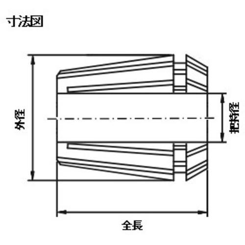 TR TRUSCO ERコレット 外径41 内径 把握5.0〜6.0｜ytnetshop｜02