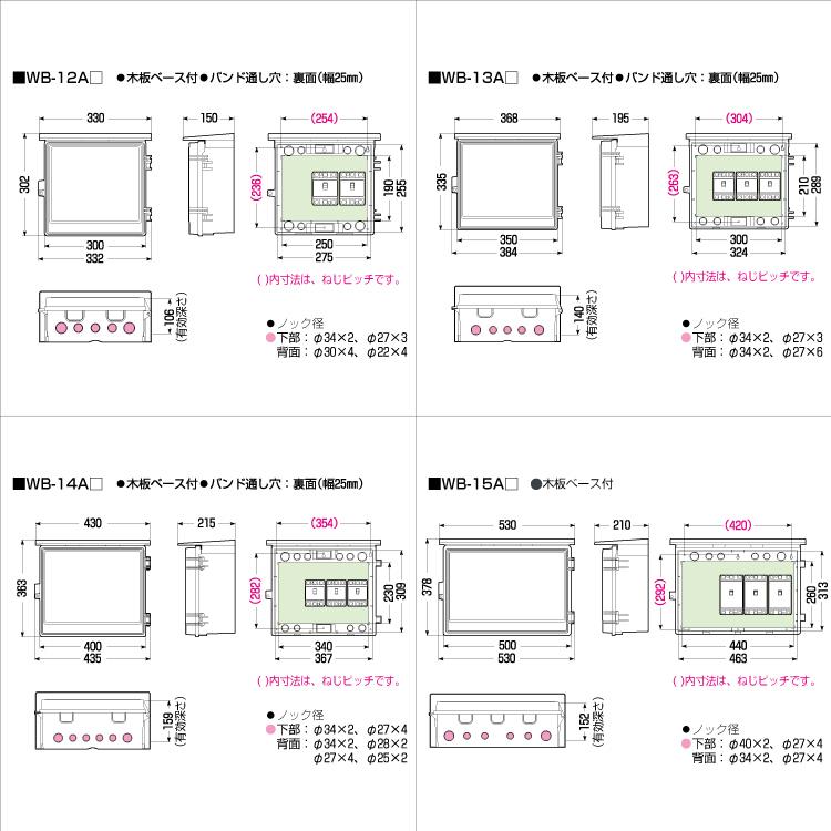 未来工業 MR ウオルボックス 【屋根付 ヨコ型】プラスチック製防雨