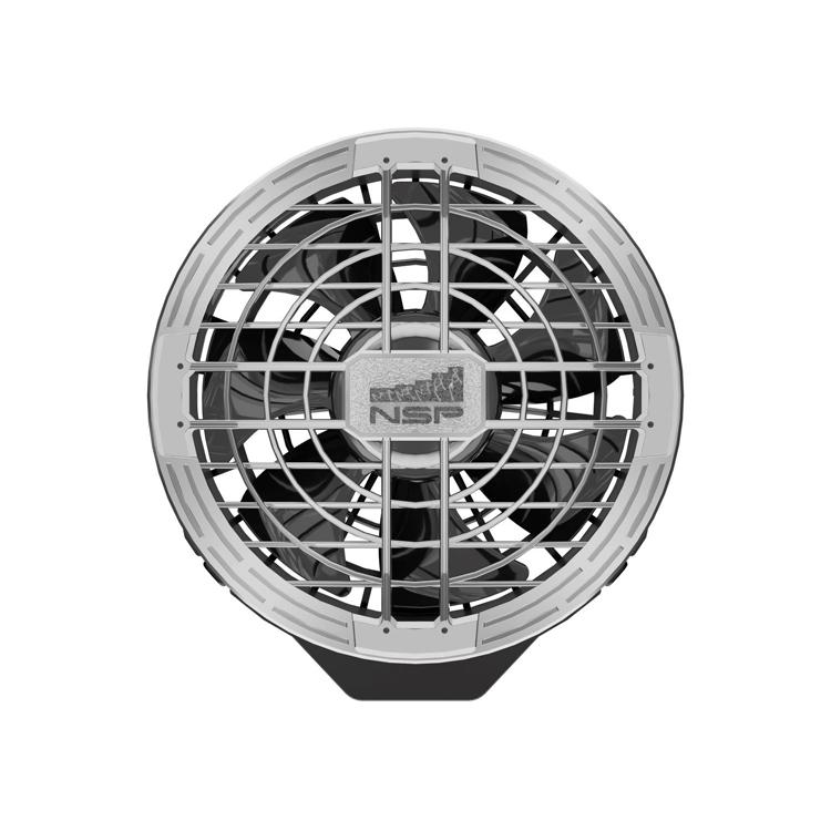 Nクール　NZ-SK12 12V 空調服キット 4L NSP NZ-SK12 Nクールウェア スターターキット 12V カラー シルバー