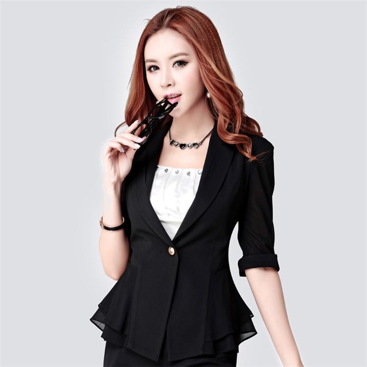 通勤ジャケット テーラード ペプラム 5分袖 シフォン レディース スーツジャケット 夏 細身 フォーマル 大きいサイズ Yto Ytolive 通販 Yahoo ショッピング