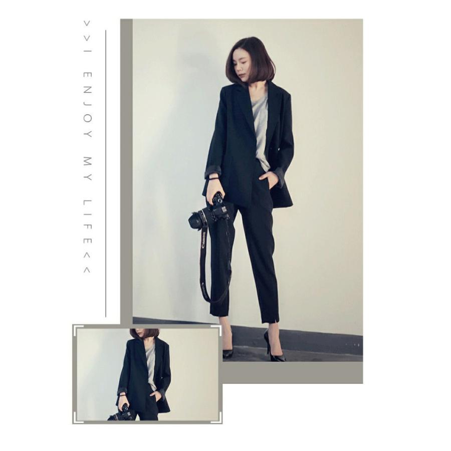 パンツスーツ スーツ レディース セットアップ 長袖 フォーマル スーツ セレモニースーツ 七五三 女性 結婚式 スーツ 通勤 オフィス 黒 Yto Ytolive 通販 Yahoo ショッピング