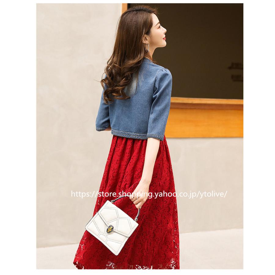 ボレロ デニム 春 夏 大きいサイズ ジャケット カーディガン ノーカラー レディース Yto Ytolive 通販 Yahoo ショッピング