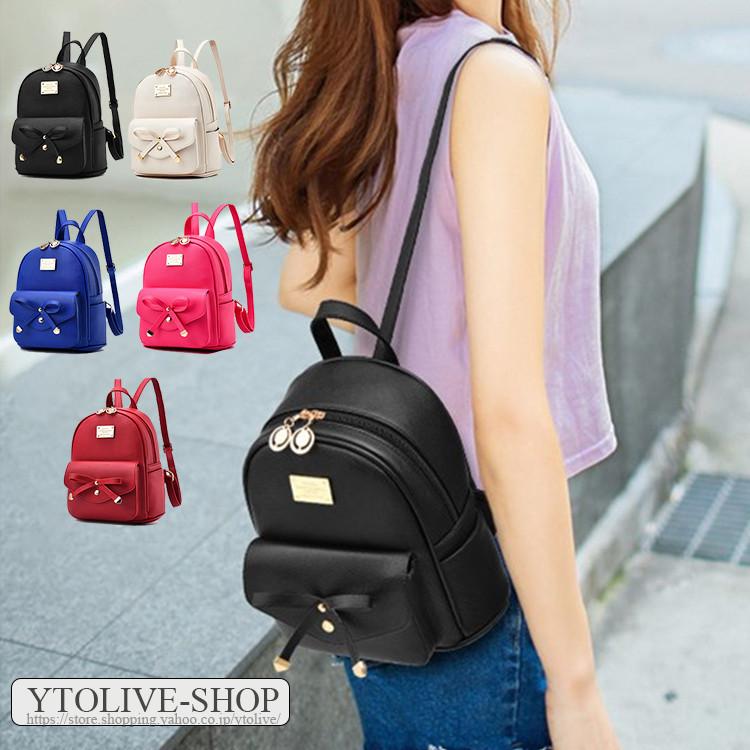 リュック バッグ レディース ミニリュック バックパック リュックサック デイパック バッグ 小さめ リボン オシャレ Yto Ytolive 通販 Yahoo ショッピング