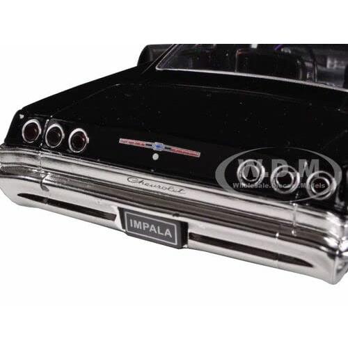 WELLY ウェリー シボレー インパラ IMPALA SS 396 1965 ブラック ミニカー 1/24｜ytradecenter｜05