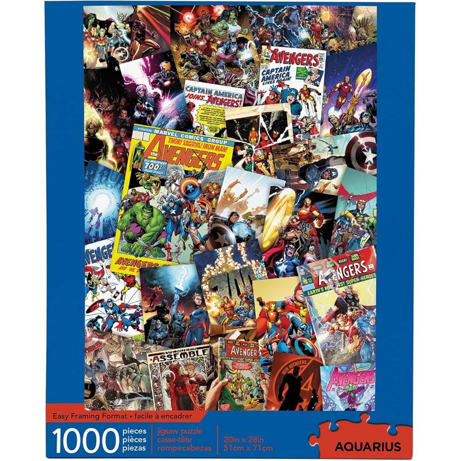 マーベル アベンジャーズ ジグソーパズル 歴史的コミックコラージュ 1000ピース 公式ライセンス（Yahoo!・トレードセンター 欧米輸入ボードゲームホビー店）