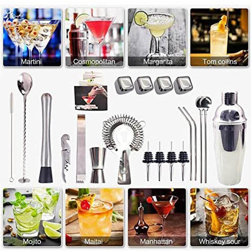 最安値に挑戦】 カクテルシェイカー 20点セット カクテル セット 道具