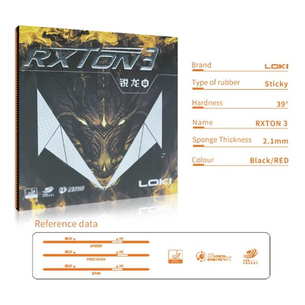 ロキ RXTON III（レクストン3）元世界ランク1位監修 裏ソフトラバー