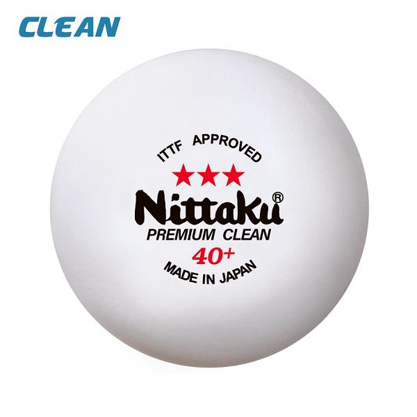 Nittaku（ニッタク） 3スター プレミアム クリーン(1ダース) 12球入り 