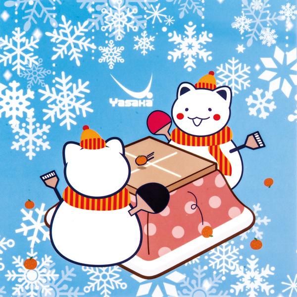 ヤサカ（Yasaka） にゃんこカラーシート 春夏秋冬 卓球 ラケット