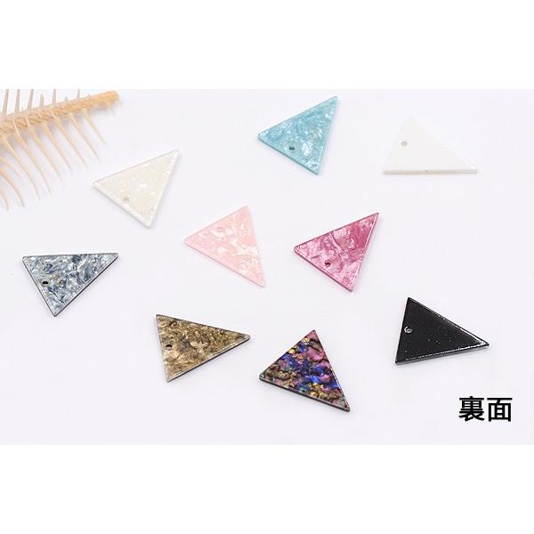 アクリルパーツ プレート 三角1穴 20×23mm【10ヶ】 : ビーズアンド