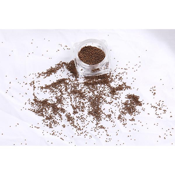 ガラスブリオン ネイルパーツ 6色セット 各約4g（6ケース） : ビーズ