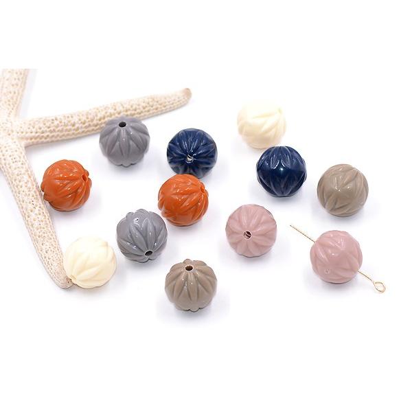 アクリルビーズ 丸玉 模様入り 13×14mm【20ヶ】 : ビーズアンドパーツ 