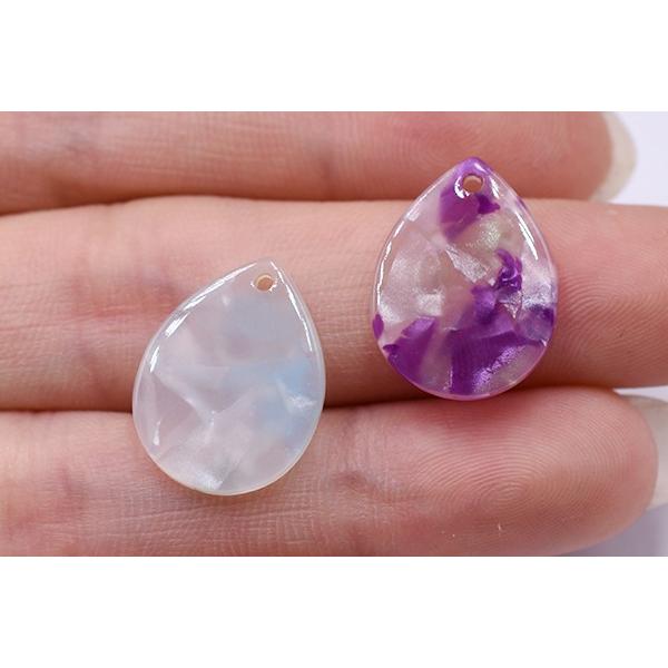 2021年秋冬新作 数量限定 在庫一掃半額セール アクリルパーツ プレート 雫 1穴 14×18mm 数量限定 在庫一掃半額セール!アクリルパーツ プレート 不規則フレーム1穴 20×32mm べっ甲風