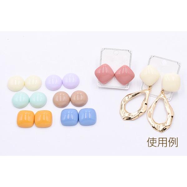 高品質デコパーツ 樹脂パーツ 半円 18mm 全10色【20ヶ】 : ビーズ