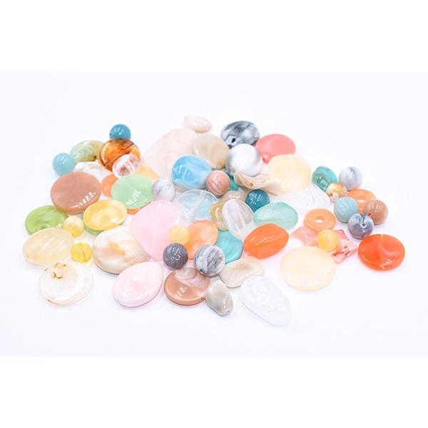 アクリルビーズ MIX カラーミックス【50g】｜yu-beads-parts｜03
