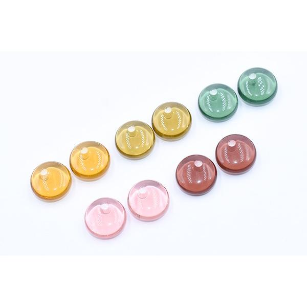 高品質アクリルパーツ 透明 コイン 1穴 14mm【30ヶ】 : ビーズアンド