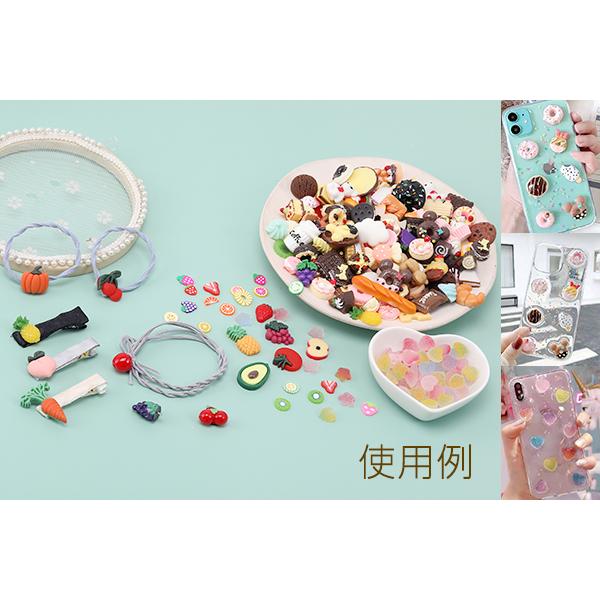 デコスライスフルーツパーツ 樹脂粘土パーツ デコパーツミックス