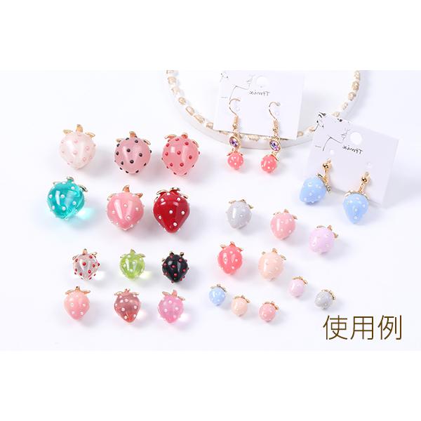 No.987 いちごチャーム パステルカラー 2ペア No.987 いちごチャーム