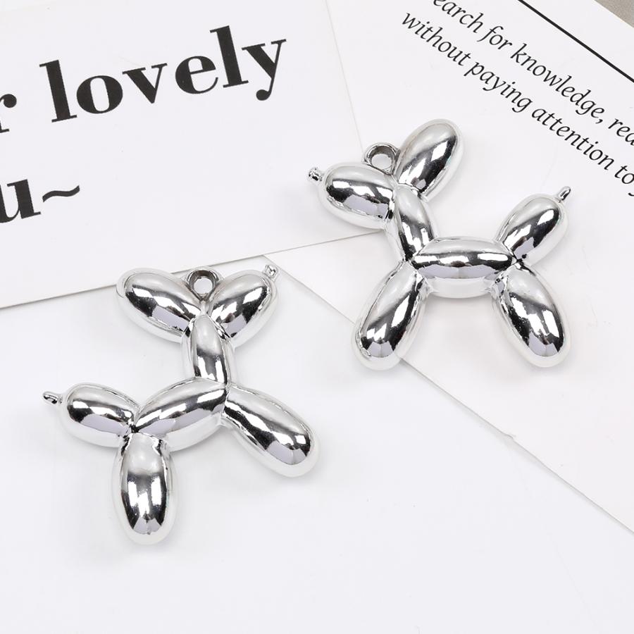 カン付き アクリル チャーム 被りなし 84個 セット アクリルチャーム 立体ドッグチャーム カン付き 4.5×5cm（2ヶ