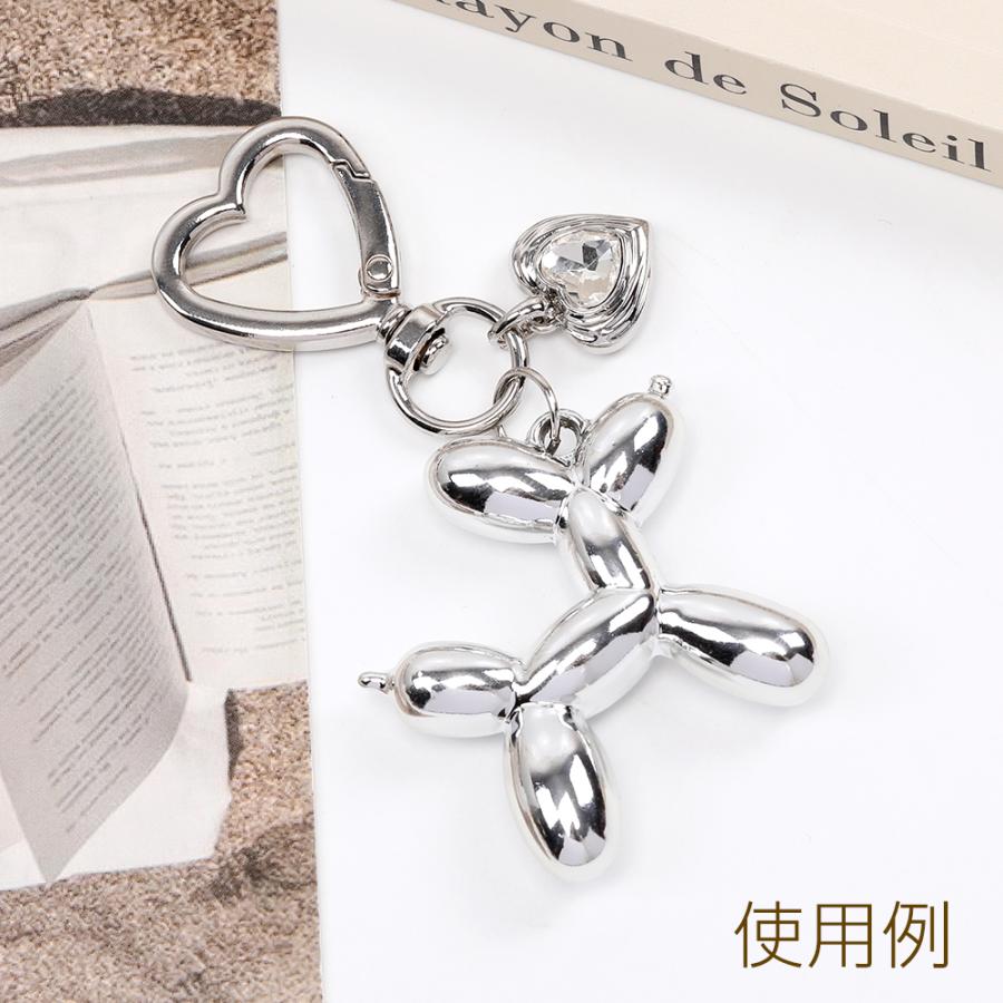 アクリルチャーム 立体ドッグチャーム カン付き 4.5×5cm（2ヶ