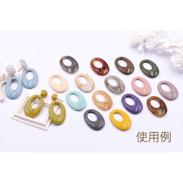 高品質アクリルパーツ 中抜きオーバル 23x33mm【10ヶ】 : ビーズアンド  