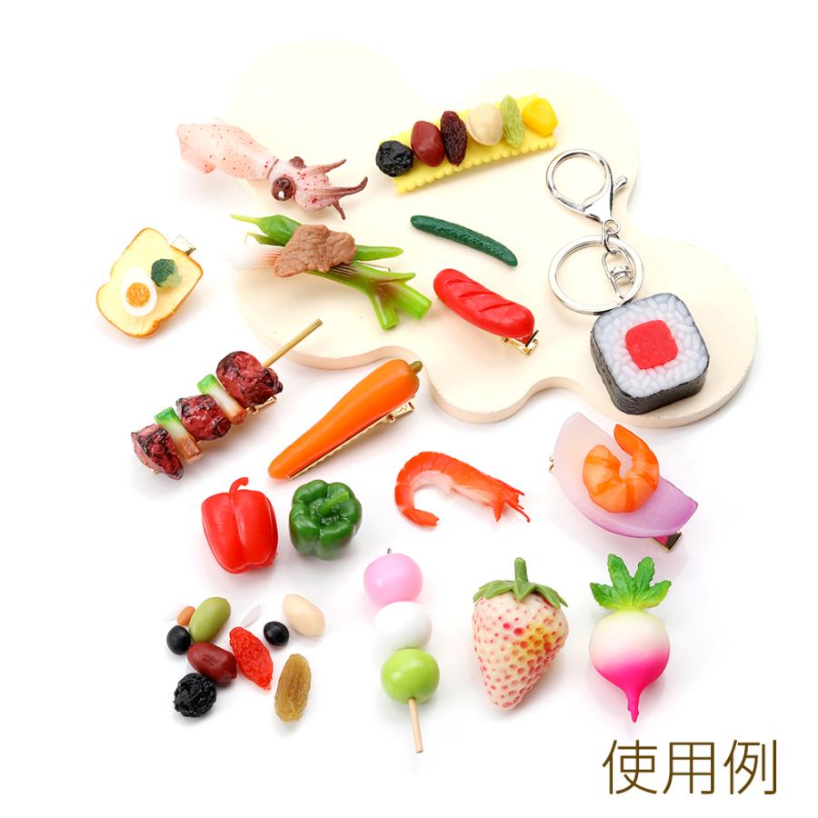 ミニチュアフードパーツ プラスチック製 フェクスフードデコパーツ 食品サンプル貼付けパーツ カット済肉 （10g）｜yu-beads-parts｜05