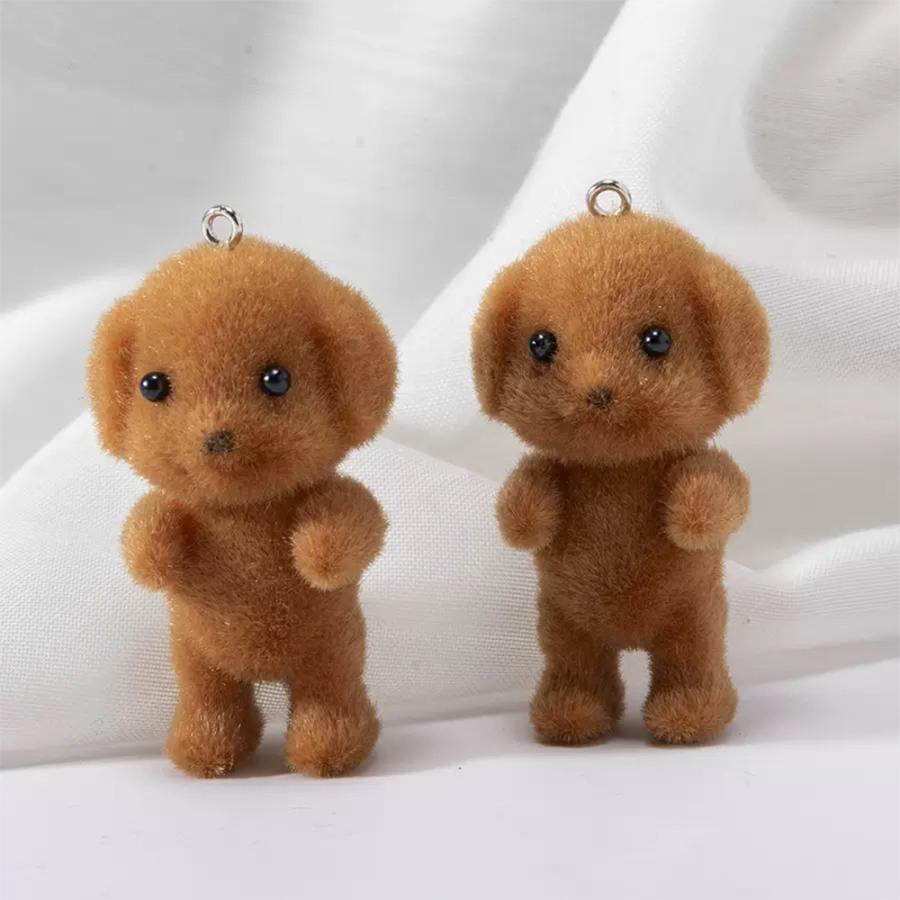 アニマルフロッキーチャーム プードル いぬ 犬 ペット アニマル 動物
