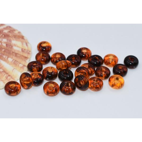アクリルビーズ 琥珀色 ドーナツ 10mm【30ヶ】 : ビーズアンドパーツ 